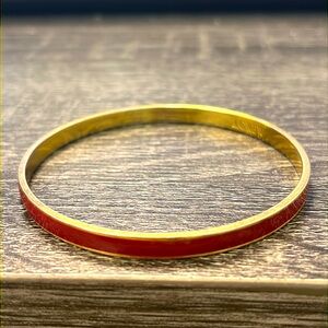 Jcrew Burgundy & Gold Bangle